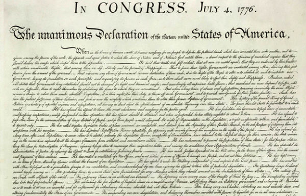 Declaration of Independence: The 4th of July, 1776