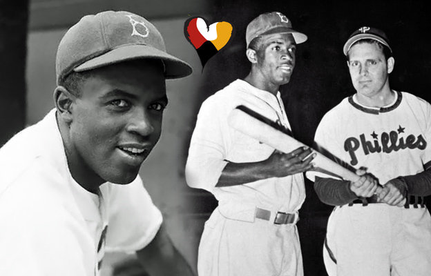 On this day in 1947, Jackie Robinson took the field for the Brooklyn Dodgers,  breaking the color barrier in @MLB. #Jackie42