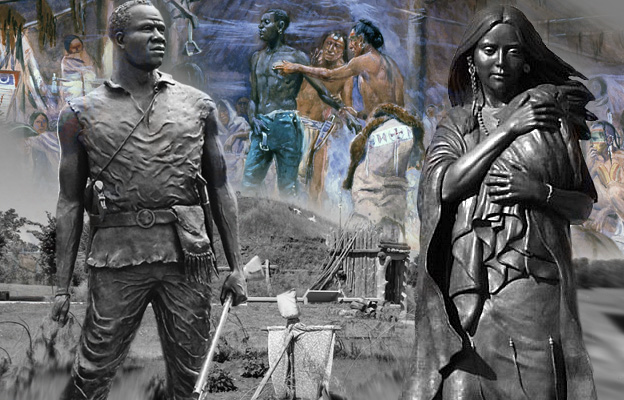 Sacagewa and York: Shoshone Woman and Enslaved African Man